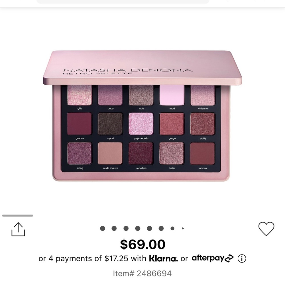 ND Natasha Denona Retro Eyeshadow Palette